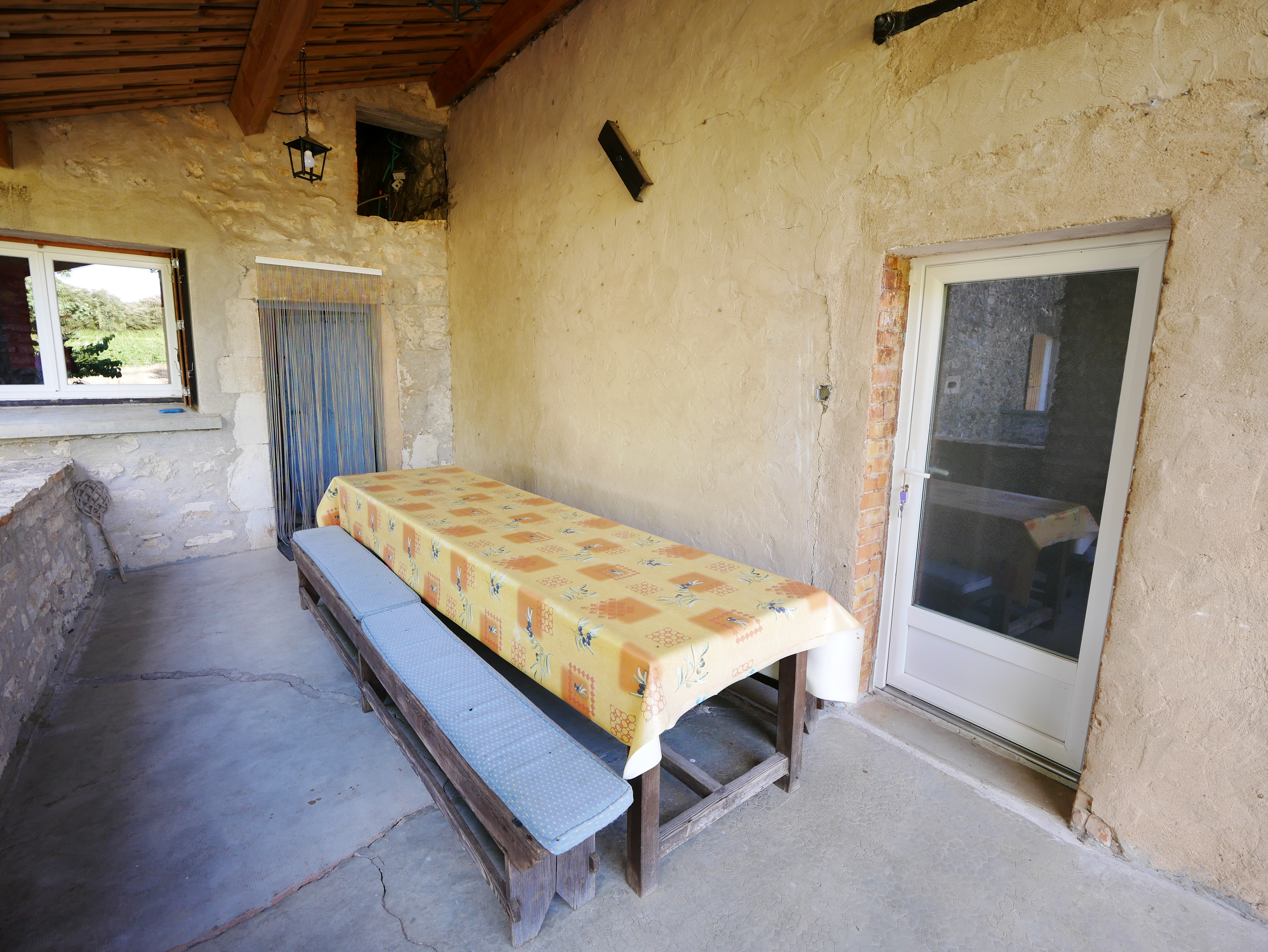 C'est la terrasse couverte - Ardèche - Barjac